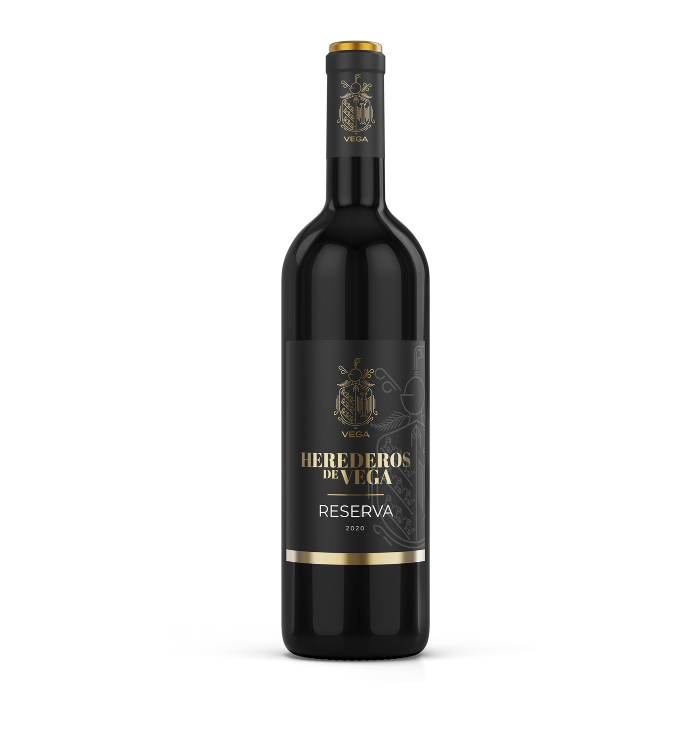 Botella de Vino (Reserva) - HEREDEROS DE VEGA